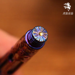 Mini Titanium Alloy Tactical Pen Star Sky Limited Edition Metal Tungsten Steel Signature Pen EDC