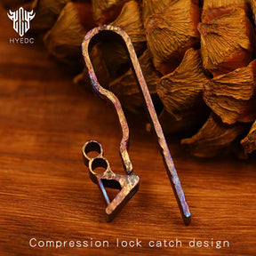 Limited Edition Titanium Alloy Belt Car Keychain Men's Waist Sports Pants Keychain Pendant Belt Buckle