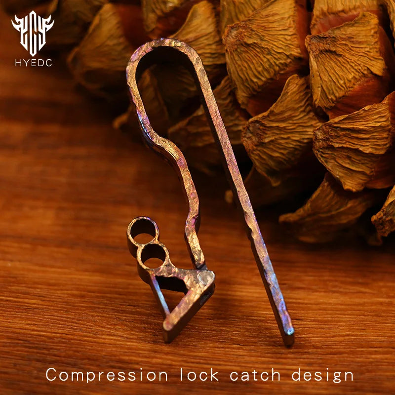 Limited Edition Titanium Alloy Belt Car Keychain Men's Waist Sports Pants Keychain Pendant Belt Buckle