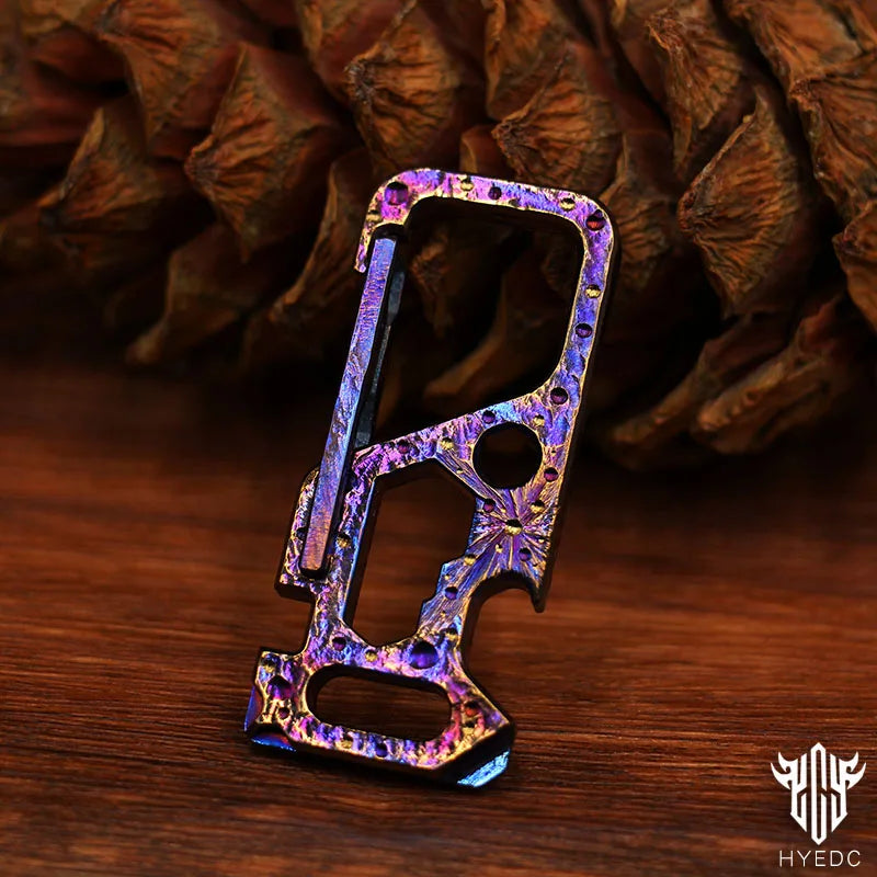 Star Sky Limited Edition Titanium Alloy Key Chain EDC Multi-Function Car Bottle Opener Men's Pendant Key Chain