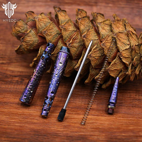 Star Sky Limited EditionTitanium Alloy Tactical Pen Hand Carved  Pen Metal Signature Neutral Pen  EDC