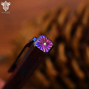 Hand Carved Titanium Alloy Tactical Pen EDC Star Sky Design Limited Edition Tungsten Metal Signature Neutral Pen