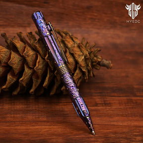 Star Sky Limited Titanium Alloy Tactical Pen Hand Carved Edition Tungsten Pen Decompression Metal Signature Neutral Pen EDC