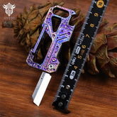 Starry Sky Limited Edition Multi-Functional Titanium Alloy Keychain Mini M390 Knife Portable Outdoor Tool