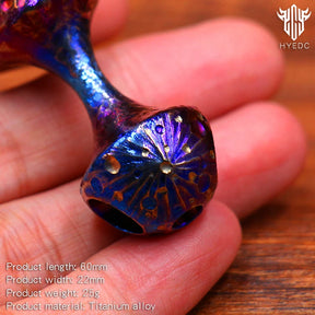 Star Sky imited Edition Portable Small Titanium Alloy Sealed Bottle Waterproof Box Medicine Bottle Outdoor Self Defense EDC Firs