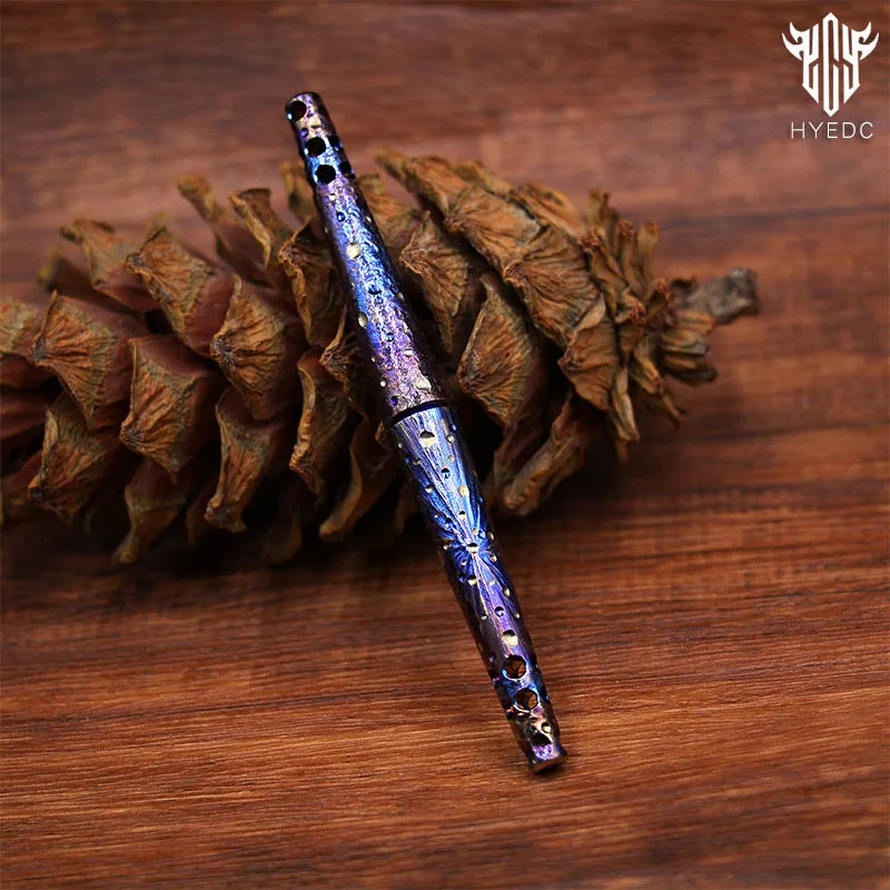 Star Sky Limited EditionTitanium Alloy Tactical Pen Hand Carved  Pen Metal Signature Neutral Pen  EDC