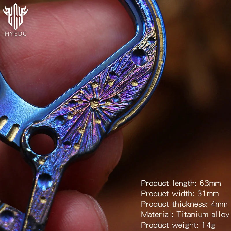 Star Sky Limited Edition Titanium Alloy Key Chain Multi-Function Car Bottle Opener Men's Pendant Key Chain EDC