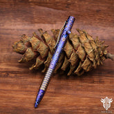 Hand Carved Titanium Alloy Tactical Pen - Star Sky Limited Edition Decompression Tungsten Metal Signature Neutral EDC Pen