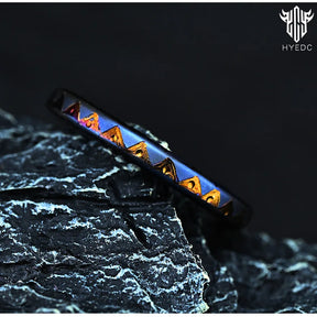 Hand CarvingTitanium Alloy Ring Anti-Lost360 Degree Rotating Key Chain Universal Joint Accessories Car Key Circle Waist