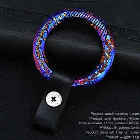 Star Sky Limited Edition Titanium Alloy Key Chain Multi-Function Car lightning Men's Pendant Key Chain EDC