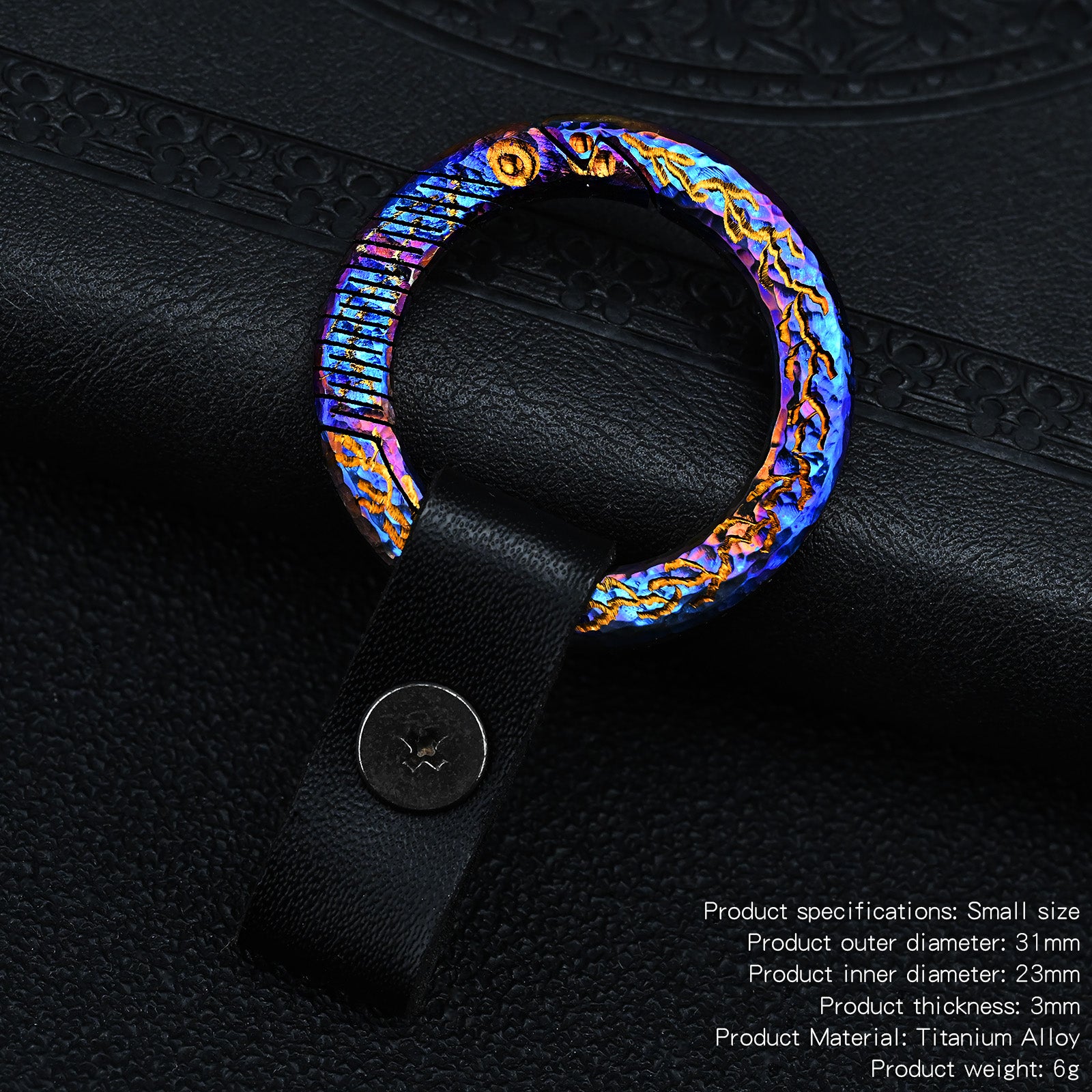 Star Sky Limited Edition Titanium Alloy Key Chain Multi-Function Car lightning Men's Pendant Key Chain EDC