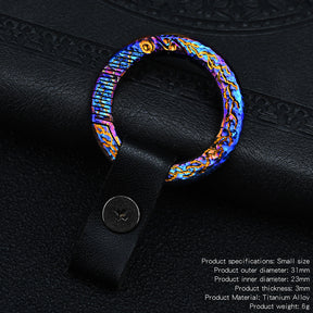 Star Sky Limited Edition Titanium Alloy Key Chain Multi-Function Car lightning Men's Pendant Key Chain EDC