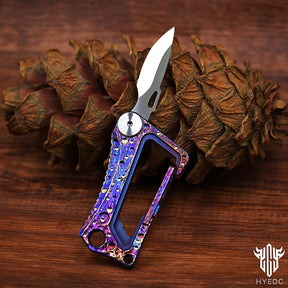Starry Sky Limited Edition Titanium Alloy Outdoor Multi-Functional Keychain Mini Knife Portable EDC Tool
