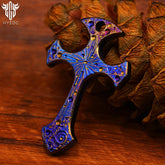 Starry Sky Limited Edition Titanium Cross Defensive  Necklace Pendant Survival Equipment Window Breaking Tool EDC