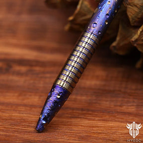 Hand Carved Titanium Alloy Tactical Pen - Star Sky Limited Edition Decompression Tungsten Metal Signature Neutral EDC Pen